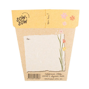Sow 'n Sow - Gift of Seeds - Wildflowers