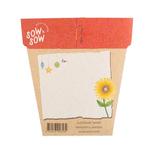 Sow 'n Sow - Gift of Seeds - Christmas Sunflower