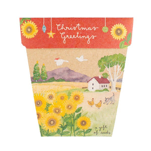 Sow 'n Sow - Gift of Seeds - Christmas Sunflower