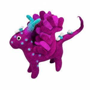Himalayan Felt - The Spirit Dragon - Purple