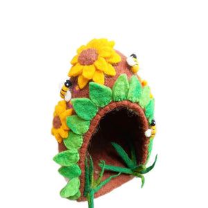 Himalayan Felt - Sunflower Mini Cave
