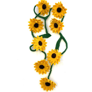 Himalayan Felt - Sunflower Garland