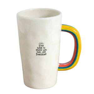 Latte Mug - Rainbow - Stay Close