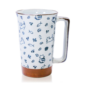Japanese Tall Mug - Cute Kittens