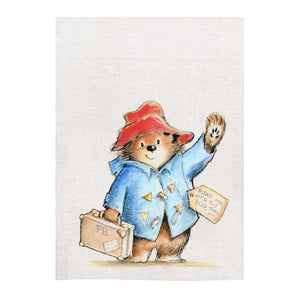Tea Towel - Paddington Bear - Waving Goodbye