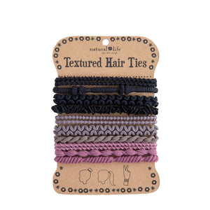 Natural Life - Textured Hair Ties - Set of 10 Neutral