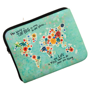 Natural Life - Travel Document Pouch - Turquoise 'Too Big'