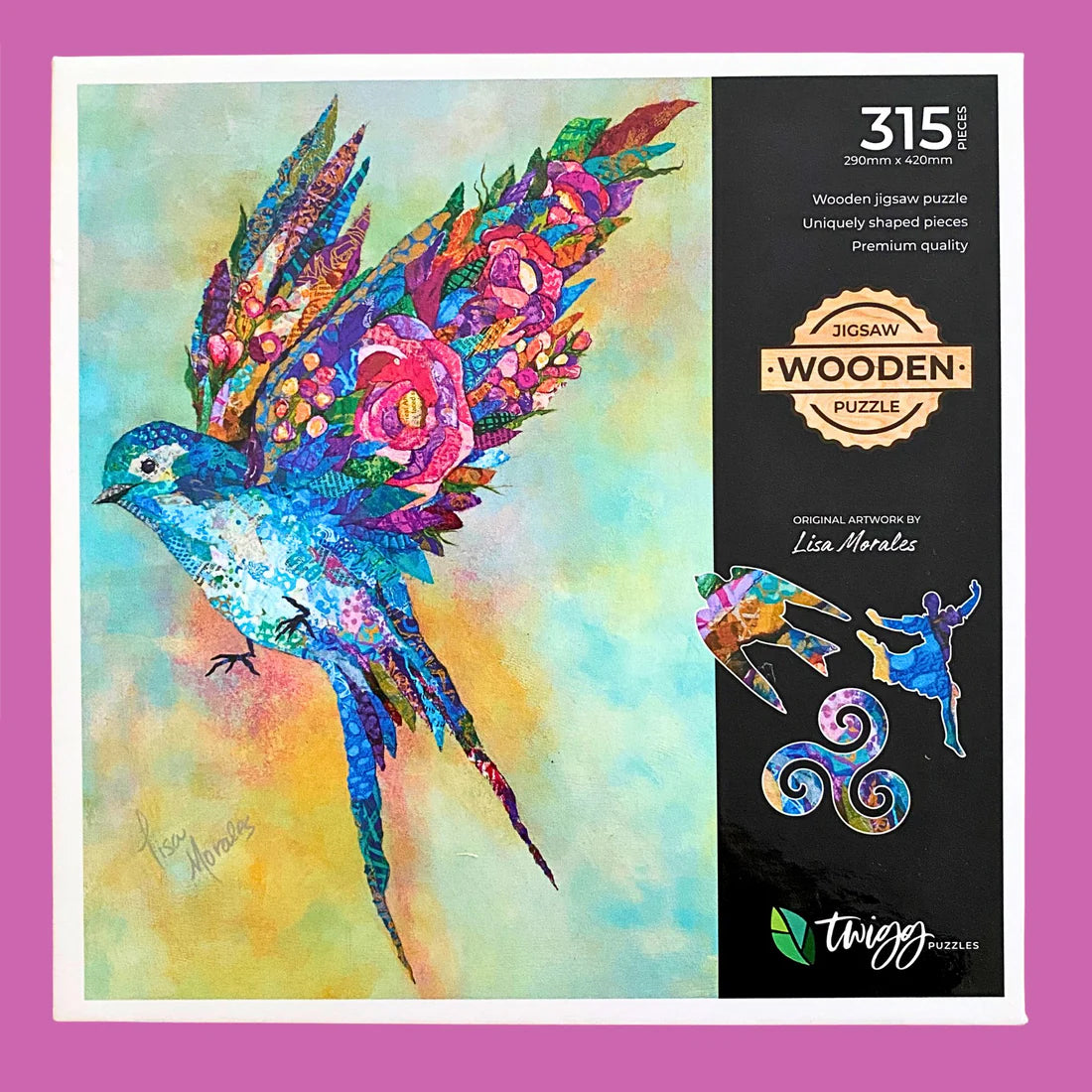 Twigg Puzzles - Botanical Swallow- 315 pieces