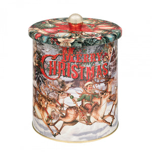 Vintage Christmas - Biscuit Barrel