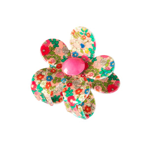 Natural Life - Daisy Claw Clip - Vintage Garden