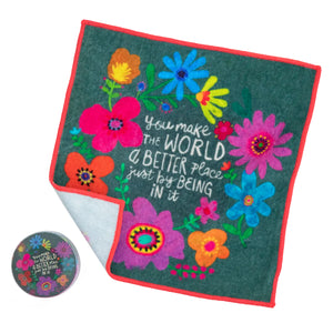 Natural Life - So Soft Washcloth - You Make The World Better