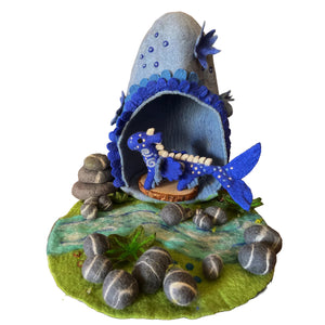 Himalayan Felt - Elemental Dragon Play Set - Water