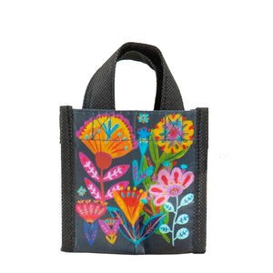 Natural Life - Happy Bag X Small - Navy Folk Flower