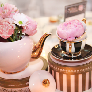 Cristina Re - Teapot Blush & Gold - 2 Cup - Red Sparrow Tea Company