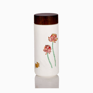 Liven Tourmaline Tumbler - Lotus Beauty - White & Coloured