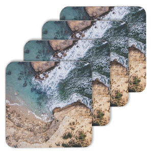 Hardboard Shoreline 4pk Coasters