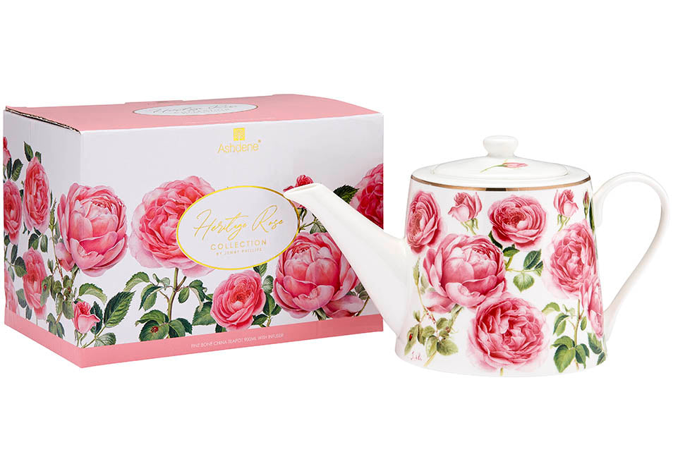 Ashdene - Heritage Rose - Teapot