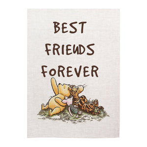 Tea towel - Pooh - Best Friends Forever