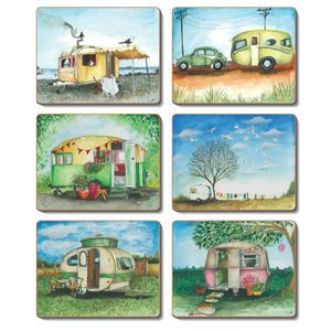 Coasters - Vintage Caravan