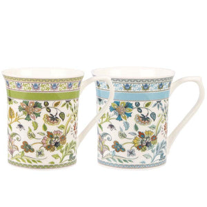 Queens - Antique Floral Royale Mugs - 4 Set