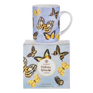 Ashdene - Fluttering Wings Mug - Yellow