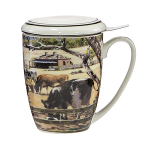 Ashdene - Grazing Paddocks 3 Piece Infuser Mug