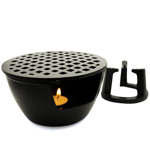 Cast Iron Teapot Warmer - Black 3pc
