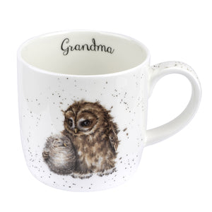 Royal Worcester - Wrendale - 'Grandma' Owl Mug