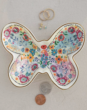 Natural Life - Butterfly Trinket Dish