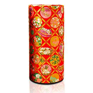 Japanese Tea Canister - Oriental Retro Red - 200g