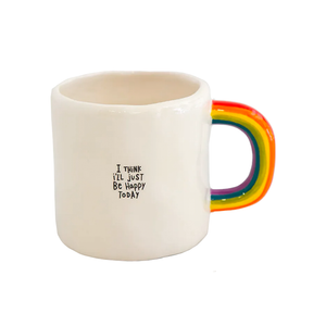 Natural Life - Rainbow Mug - I'll Just Be Happy