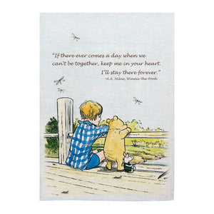 Tea towel - Pooh - If There Ever Comes A Day