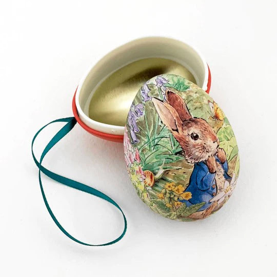 Peter Rabbit - Mini Egg Shaped Tins - Red Sparrow Tea Company