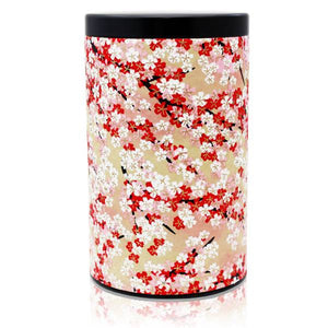 Japanese Tea Canister - Sakura Red - 400g