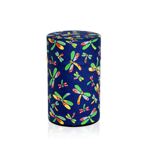 Japanese Tea Canister - Tonbo Dragonfly Blue - 150g