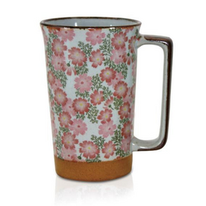 Japanese Tall Mug - Pink Blossoms