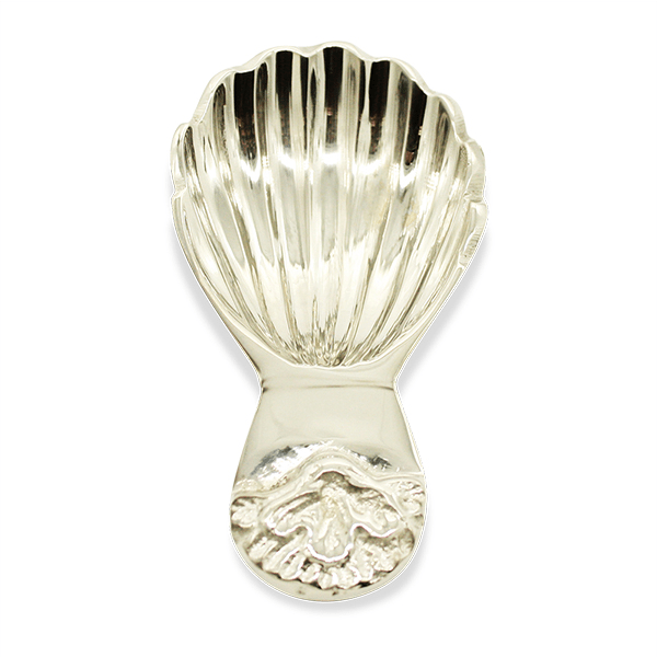 Tea Measuring Spoon - Vintage Shell Nickel-Plated