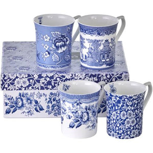 Queens - Blue Story Royale Mugs - Set of 4