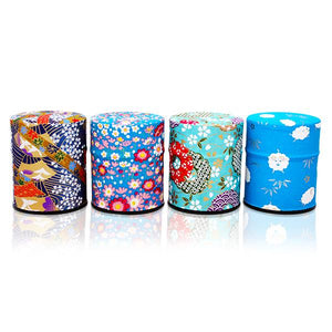 Japanese Tea Canister - Assorted Colours - 40g