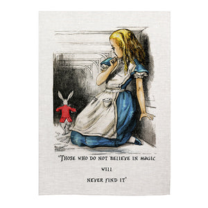 Tea towel - Alice in Wonderland - Magic