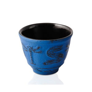 Cast Iron Cup - Dragonfly Blue