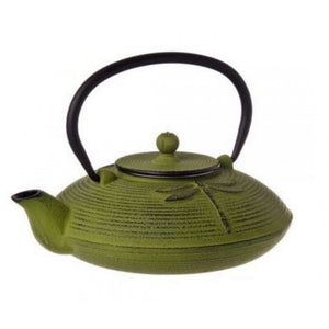 Cast Iron Teapot - Dragonfly Green - 770ml