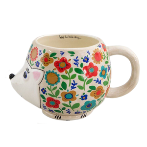 Folk Mug - Floral Hedgehog Mug