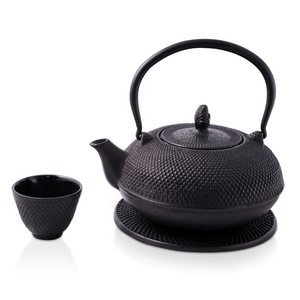 Cast Iron Teapot - Kaito Black 1.2L