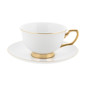 Cristina Re - Teacup & Saucer - Ivory - Red Sparrow Tea Company