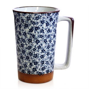 Japanese Tall Mug - Blue Blossom