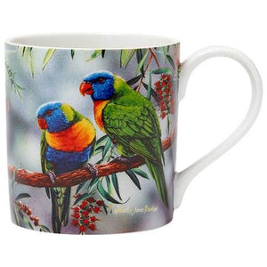 Ashdene - Australian Bird & Flora - Lorikeet & Bottlebrush Mug