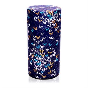 Japanese Tea Canister - Butterfly Blue - 200g