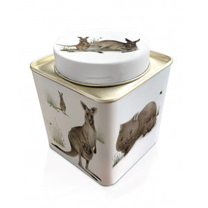 Australian Wildlife Animals Tea Caddy Tin