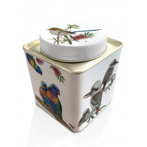 Australian Wildlife Birds Tea Caddy Tin